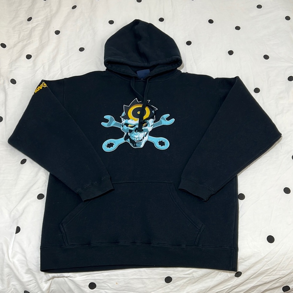 J.America Skull Hoodie Pullover